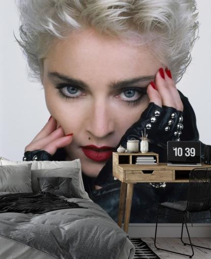 musician wallpaper mural called Madonna (Who's That Girl?) for bedrooms and living rooms musician wallpaper mural called Madonna (Who's That Girl?) for bedrooms and living rooms