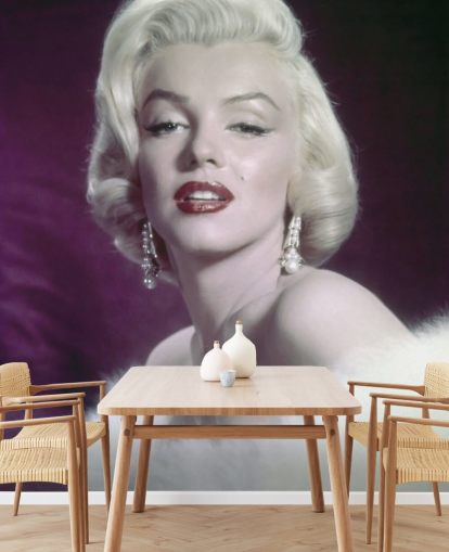 carta da parati murale con attrice chiamata Marilyn Monroe III per camere da letto, salotti e uffici domestici