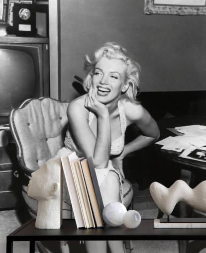 black and white movie wallpaper mural called Marilyn Monroe for bedrooms, living rooms and cinema rooms