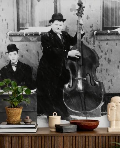 black and white laurel and hardy wallpaper called Laurel and Hardy (Below Zero) black and white laurel and hardy wallpaper called Laurel and Hardy (Below Zero)