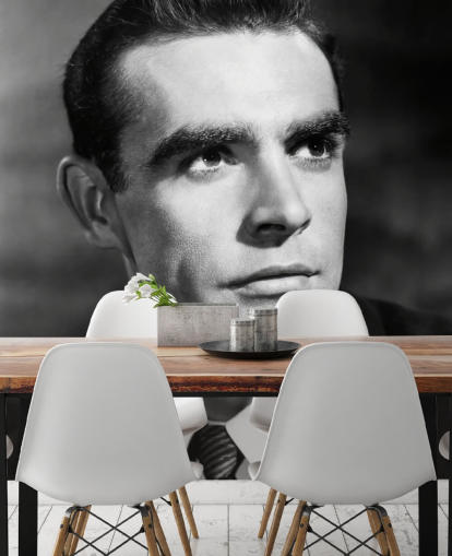 black and white sean connery mural called Sean Connery (Another Time, Another Place) black and white sean connery mural called Sean Connery (Another Time, Another Place)
