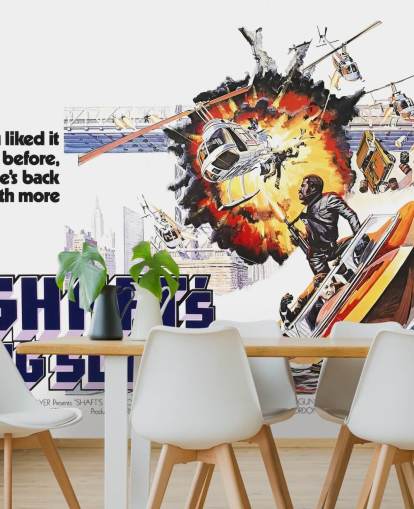movie wallpaper mural called Shaft's Big Score! for bedrooms, cinema rooms and home offices