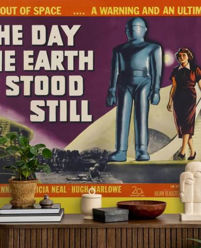 movie poster wall mural called The Day the Earth Stood Still for bedrooms, living rooms and home offices