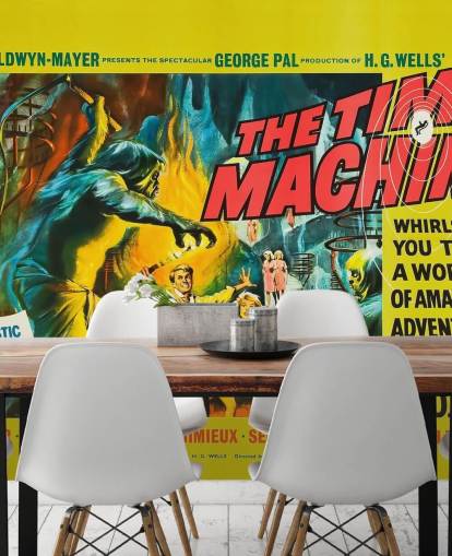 movie poster wall mural called The Time Machine for bedrooms, living rooms and cinema rooms