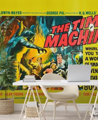 movie poster wall mural called The Time Machine for bedrooms, living rooms and cinema rooms