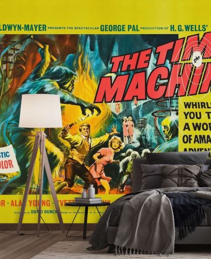movie poster wall mural called The Time Machine for bedrooms, living rooms and cinema rooms movie poster wall mural called The Time Machine for bedrooms, living rooms and cinema rooms