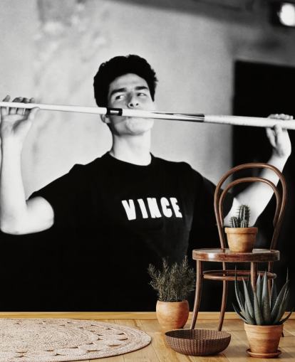 carta da parati murale Tom Cruise in bianco e nero chiamato Tom Cruise (The Color of Money) per camere da letto e salotti carta da parati murale Tom Cruise in bianco e nero chiamato Tom Cruise (The Color of Money) per camere da letto e salotti