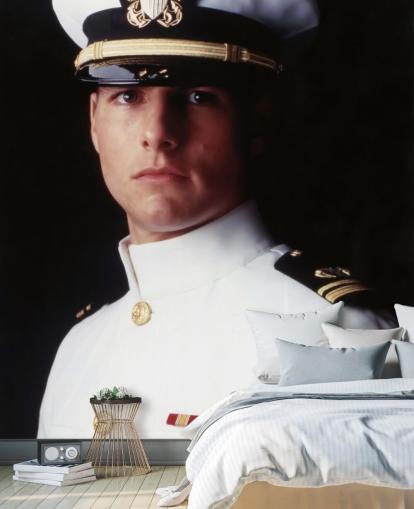 papier peint mural haut de gamme intitulé Tom Cruise (A Few Good Men) pour les salons, les chambres et les bureaux à domicile