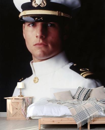 Top gun muurschildering genaamd Tom Cruise (A Few Good Men) voor woonkamers, slaapkamers en thuiskantoren