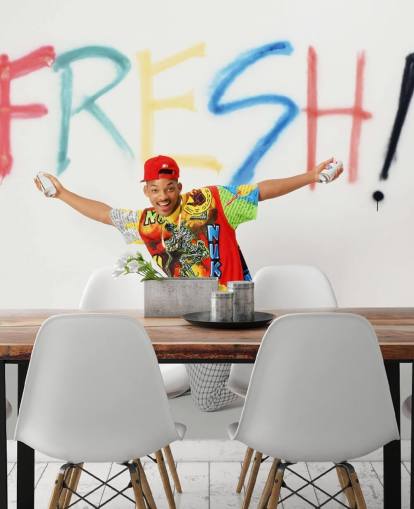 colourful will smith wallpaper mural called Will Smith (The Fresh Prince of Bel Air) colourful will smith wallpaper mural called Will Smith (The Fresh Prince of Bel Air)