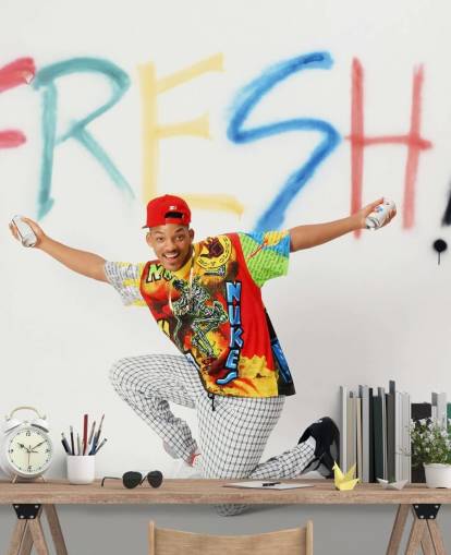 colorful will smith wallpaper mural called Will Smith (The Fresh Prince of Bel Air)