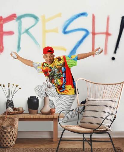 colorful will smith wallpaper mural called Will Smith (The Fresh Prince of Bel Air)