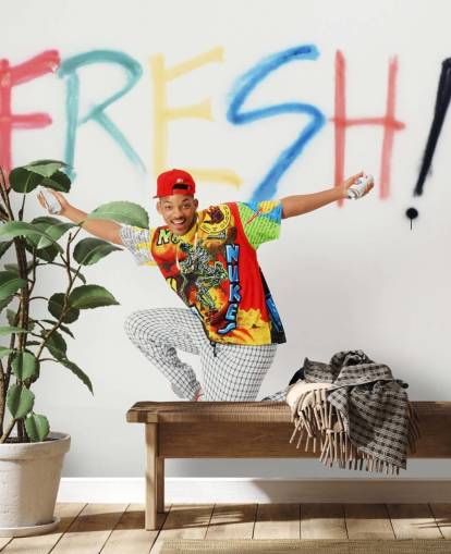 colorful will smith wallpaper mural called Will Smith (The Fresh Prince of Bel Air) colorful will smith wallpaper mural called Will Smith (The Fresh Prince of Bel Air)