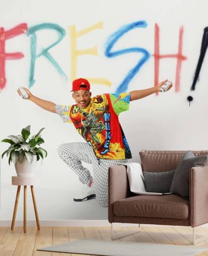 colorful will smith wallpaper mural called Will Smith (The Fresh Prince of Bel Air)