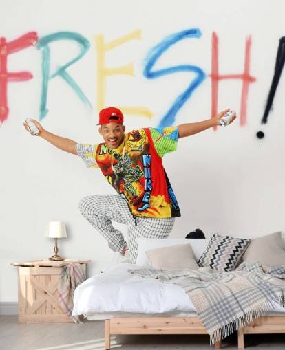 colorful will smith wallpaper mural called Will Smith (The Fresh Prince of Bel Air) colorful will smith wallpaper mural called Will Smith (The Fresh Prince of Bel Air)