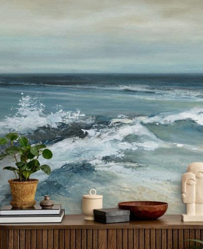 sininen abstrakti valtameren taustakuvamaalaus nimeltä Converging Currents, kirjoittanut Carol Robinson sininen abstrakti valtameren taustakuvamaalaus nimeltä Converging Currents, kirjoittanut Carol Robinson