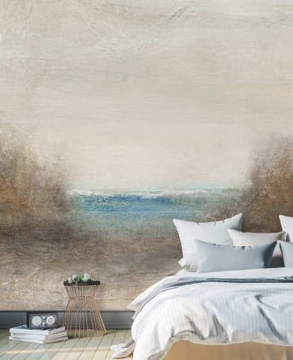 abstract seascape wallpaper mural called Distant Breakers by Carol Robinson abstract seascape wallpaper mural called Distant Breakers by Carol Robinson