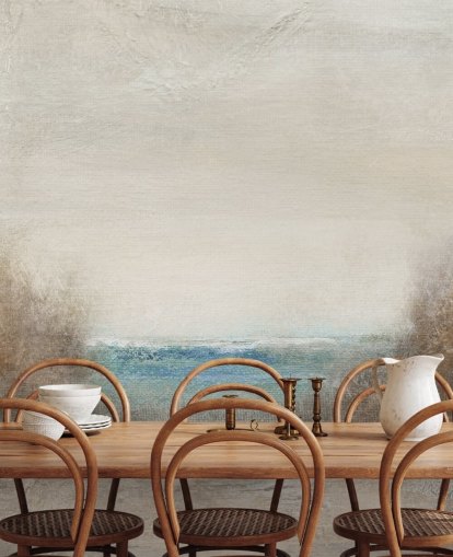 abstrakt havlandskabstapetmaleri kaldet Distant Breakers af Carol Robinson abstrakt havlandskabstapetmaleri kaldet Distant Breakers af Carol Robinson