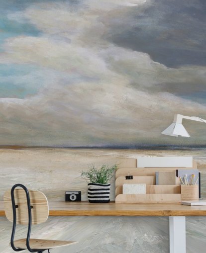 mural pintado sobre el océano llamado Ocean Storm Rolling In de Carol Robinson para salas de estar y dormitorios mural pintado sobre el océano llamado Ocean Storm Rolling In de Carol Robinson para salas de estar y dormitorios