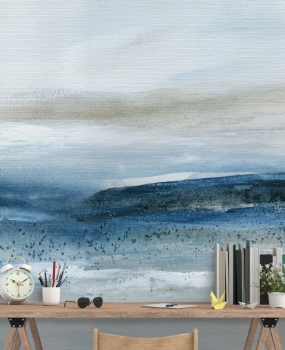 abstract beach wallpaper mural called Pebbled Beach by Carol Robinson for bedrooms, bathrooms and home offices abstract beach wallpaper mural called Pebbled Beach by Carol Robinson for bedrooms, bathrooms and home offices