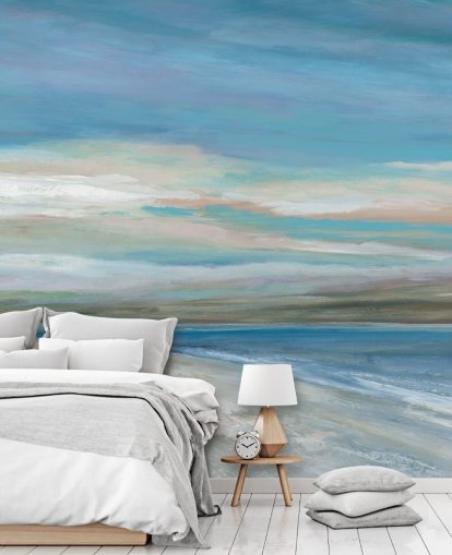 blue ocean wallpaper mural called Vivid Ocean Colors by Carol Robinson for bedrooms and living rooms blue ocean wallpaper mural called Vivid Ocean Colors by Carol Robinson for bedrooms and living rooms