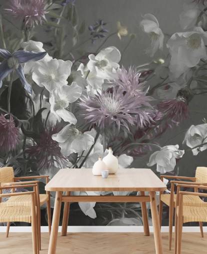 papier peint mural floral audacieux appelé Anemonies de Marina Stupakova pour les salons et les chambres papier peint mural floral audacieux appelé Anemonies de Marina Stupakova pour les salons et les chambres