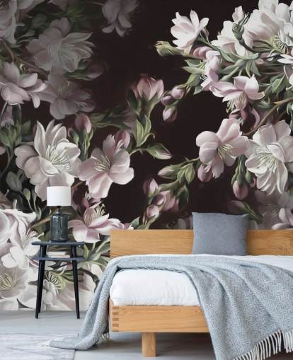 æbleblomst tapetmaleri kaldet Apple Blossom af Marina Stupakova æbleblomst tapetmaleri kaldet Apple Blossom af Marina Stupakova