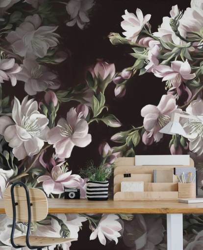 Apfelblüten-Tapetenwandbild namens Apple Blossom von Marina Stupakova