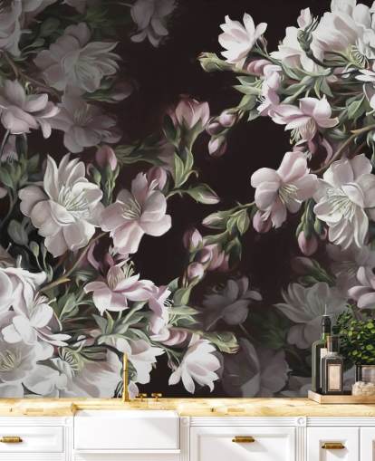 apple blossom wallpaper mural called Apple Blossom by Marina Stupakova