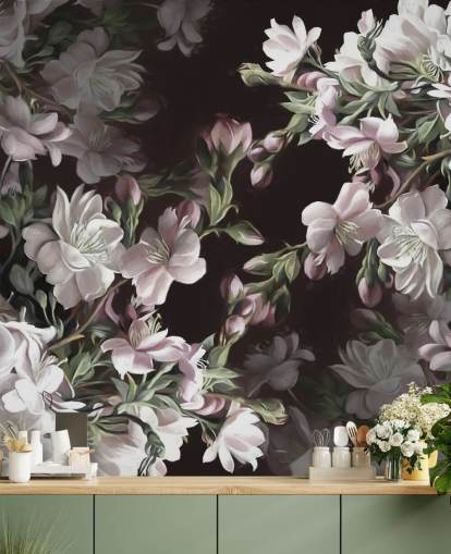 apple blossom wallpaper mural called Apple Blossom by Marina Stupakova