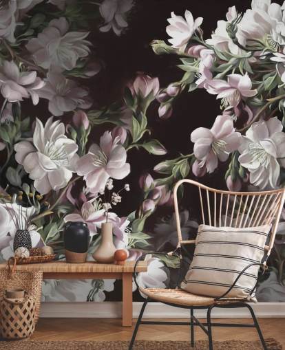 apple blossom wallpaper mural called Apple Blossom by Marina Stupakova