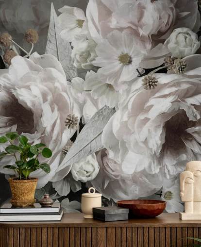 papier peint floral appelé Peonies de Marina Stupakova pour les chambres et les salons papier peint floral appelé Peonies de Marina Stupakova pour les chambres et les salons