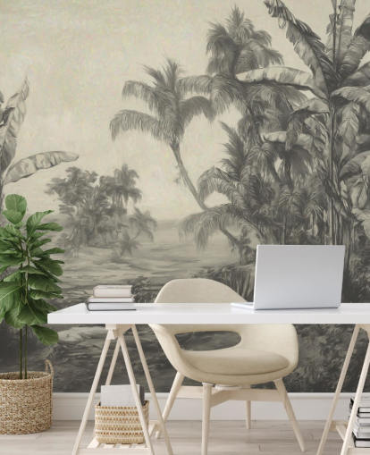 Dschungel-Wandbild namens Tropic Life von Marina Stupakova für Wohn-, Ess- und Schlafzimmer Dschungel-Wandbild namens Tropic Life von Marina Stupakova für Wohn-, Ess- und Schlafzimmer