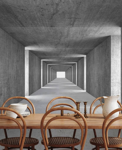 Never Ending Corridor Wallpaper Mural