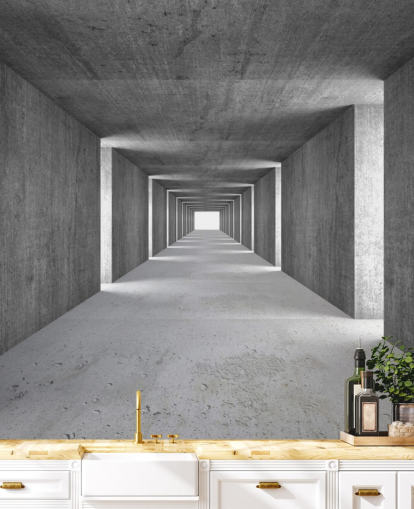 Never Ending Corridor Wallpaper Mural