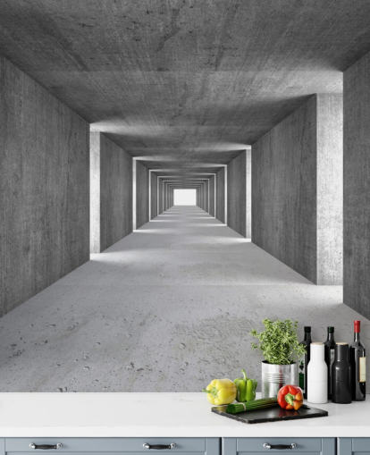 Never Ending Corridor Wallpaper Mural Never Ending Corridor Wallpaper Mural