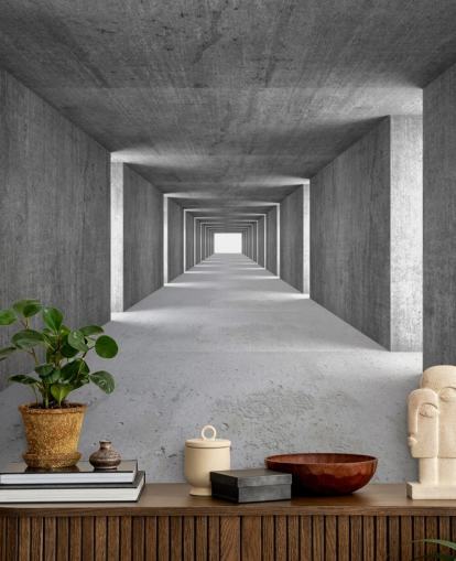 Never Ending Corridor Wallpaper Mural