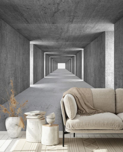 Never Ending Corridor Wallpaper Mural Never Ending Corridor Wallpaper Mural