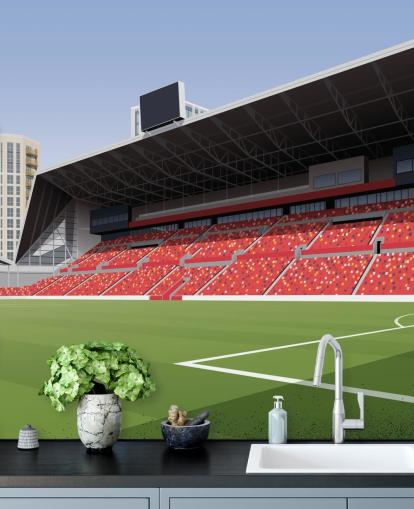 green and red brentford football club wallpaper called Gtech Community Stadium Football Stadium by Matthew J I Wood green and red brentford football club wallpaper called Gtech Community Stadium Football Stadium by Matthew J I Wood