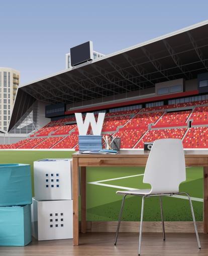 fond d'écran vert et rouge du club de football de Brentford appelé Gtech Community Stadium Football Stadium par Matthew J I Wood fond d'écran vert et rouge du club de football de Brentford appelé Gtech Community Stadium Football Stadium par Matthew J I Wood