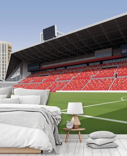 green and red brentford football club wallpaper called Gtech Community Stadium Football Stadium by Matthew J I Wood green and red brentford football club wallpaper called Gtech Community Stadium Football Stadium by Matthew J I Wood