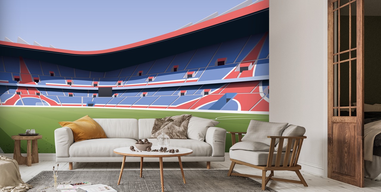 Parc Des Princes Football Stadium Wallpaper | Wallsauce UK