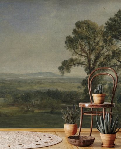 Kunstmalerei namens Bardon Hill, Coleorton Hall von John Constable für Schlafzimmer und Heimbüros