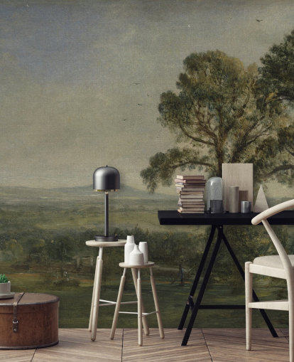 Kunstmalerei namens Bardon Hill, Coleorton Hall von John Constable für Schlafzimmer und Heimbüros