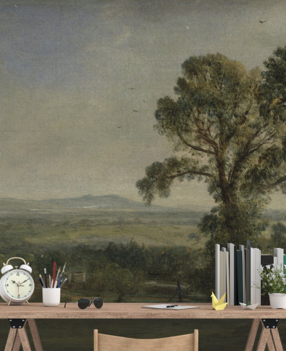 Kunstmalerei namens Bardon Hill, Coleorton Hall von John Constable für Schlafzimmer und Heimbüros