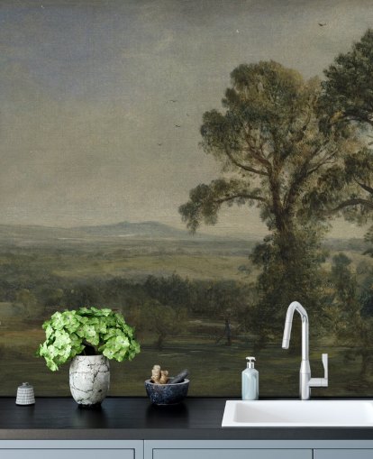 fine art wall mural called Bardon Hill, Coleorton Hall by John Constable for bedrooms and home offices