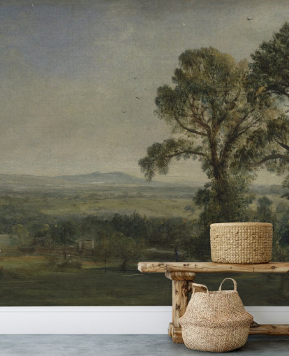 Kunstmalerei namens Bardon Hill, Coleorton Hall von John Constable für Schlafzimmer und Heimbüros