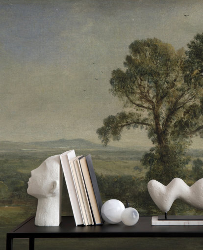 kunstmuurschildering genaamd Bardon Hill, Coleorton Hall van John Constable voor slaapkamers en kantoren aan huis kunstmuurschildering genaamd Bardon Hill, Coleorton Hall van John Constable voor slaapkamers en kantoren aan huis