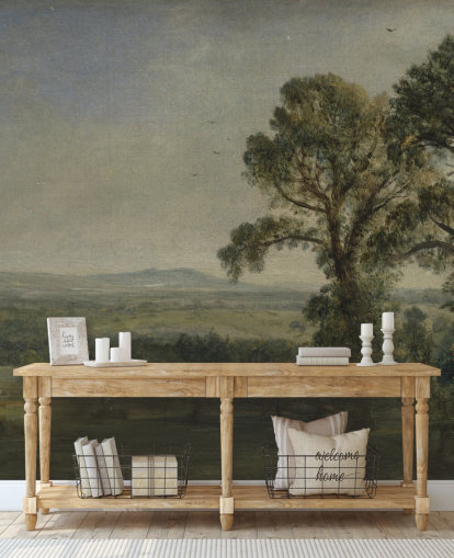 peinture murale d'art intitulée Bardon Hill, Coleorton Hall par John Constable pour les chambres et les bureaux à domicile