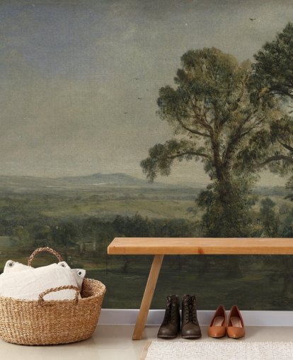 murale d'arte chiamato Bardon Hill, Coleorton Hall di John Constable per camere da letto e uffici domestici